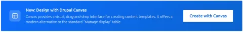 Canvas Banner in Display settings